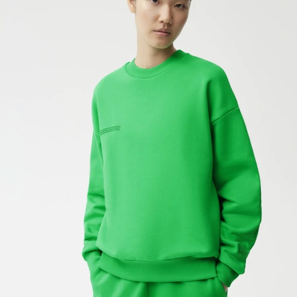 Pangaia Tops - NWOT Pangaia 365 Signature Sweatshirt in Jade Green